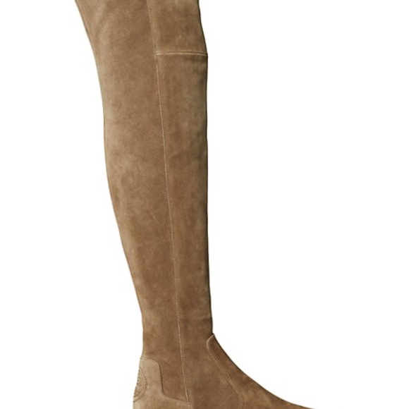 Tory Burch Suede Lug Sole Boots Size 9.5 - Picture 2 of 10